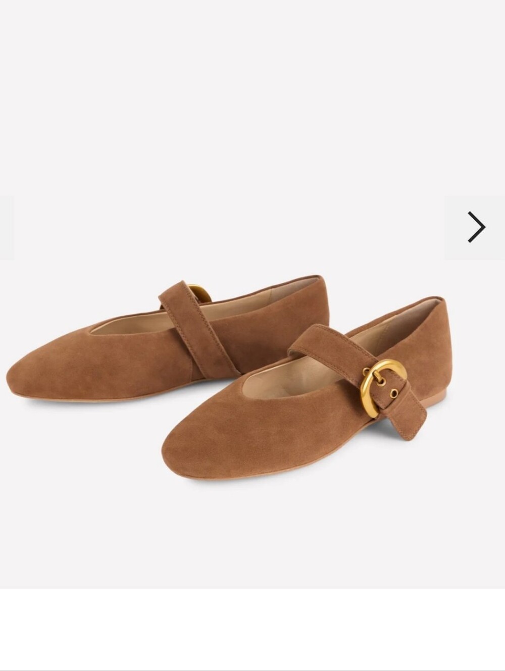 NEW Boden Kylie Flat Buckle Mary Janes Raw Umber EU 41 US 9.5 - Picture 4 of 9